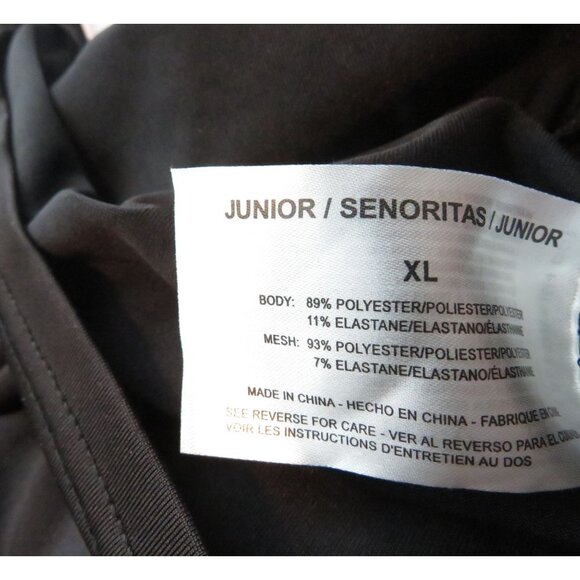 Energie Womens Zip-Up Jacket XL Black Grey Pockets NWT $44 - Picture 5 of 5